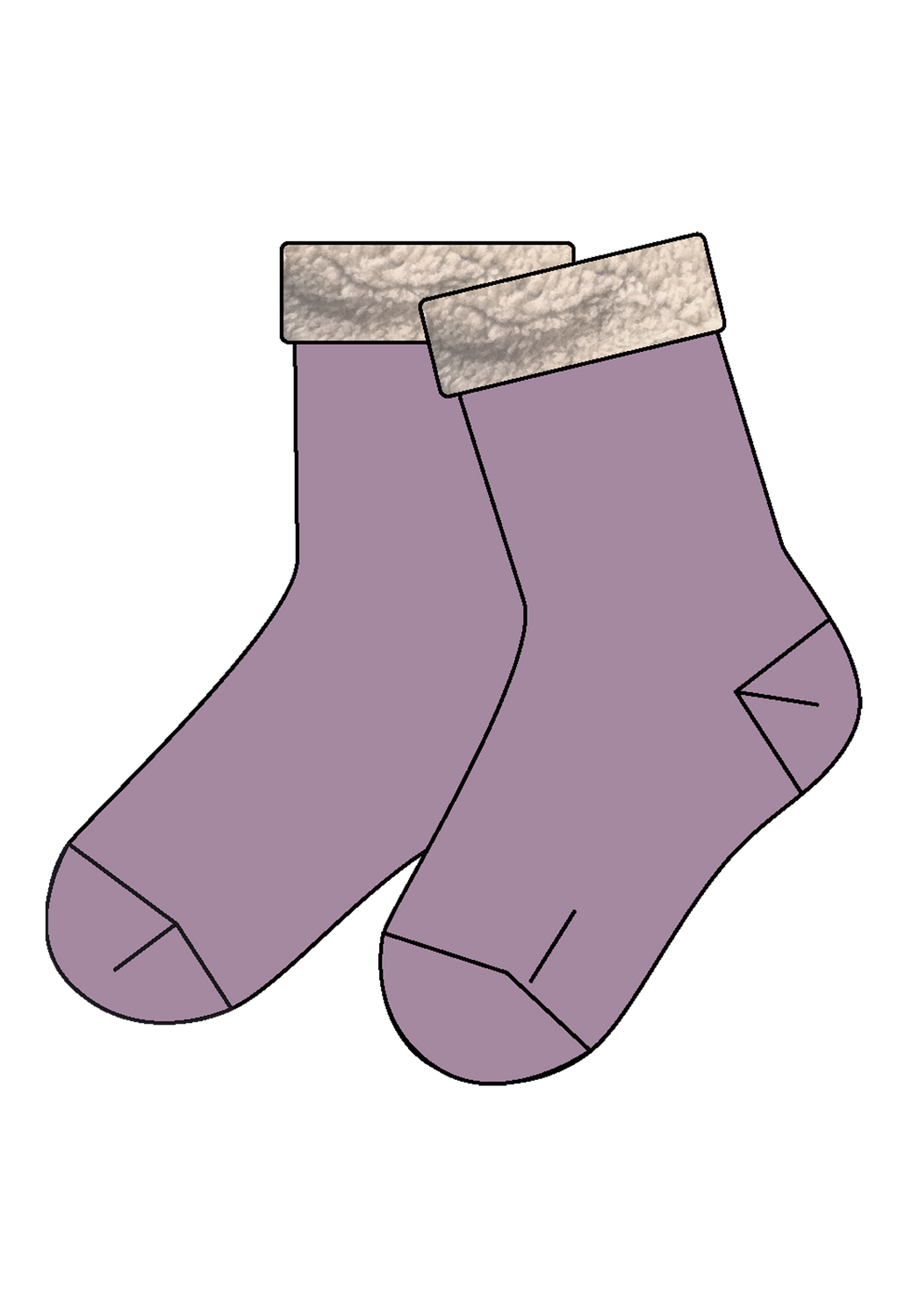 NKFNOBBI Socks - Lavender Mist